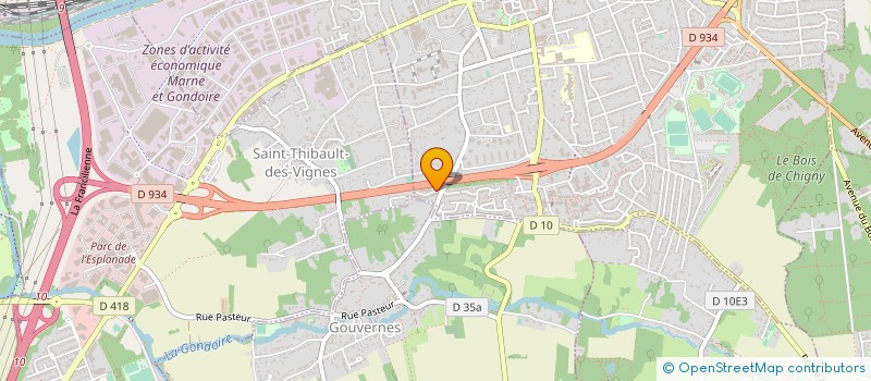 localisation de l'entreprise S.D.INDUSTRIE à LAGNY-SUR-MARNE