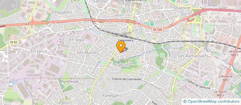 localisation de l'entreprise S.D INFO à COLOMIERS