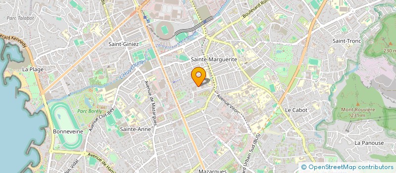localisation de l'entreprise S.D.J. à MARSEILLE