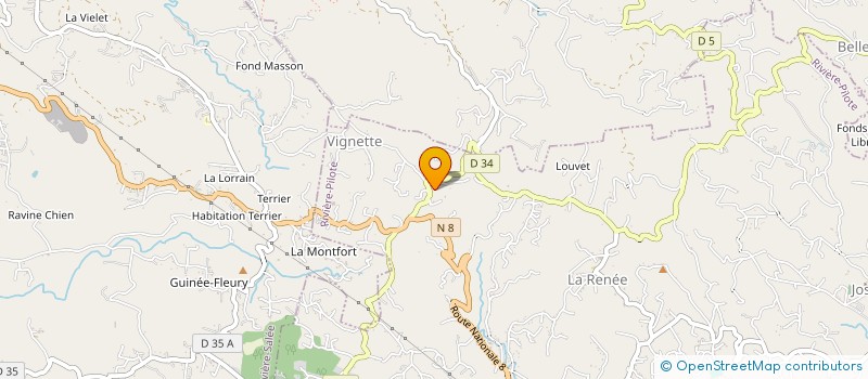 localisation de l'entreprise S.D.J  RIVIERE-PILOTE