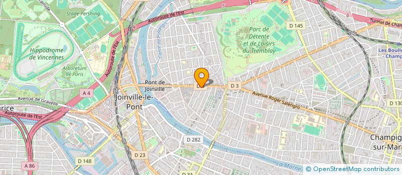 localisation de l'entreprise S.D.J DISTRIBUTION à VITRY-SUR-SEINE