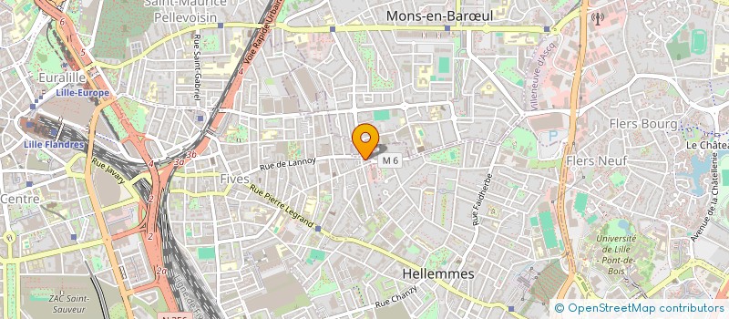 localisation de l'entreprise S.D.L à LILLE