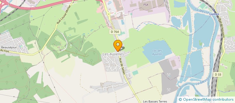 localisation de l'entreprise S.D.L.  LES AYVELLES