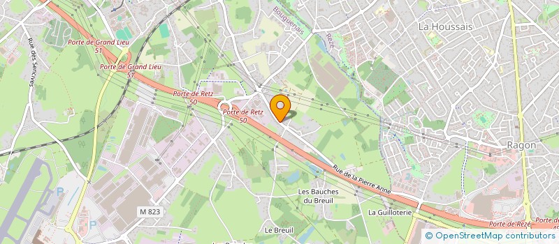 localisation de l'entreprise S D L SOCIETE DE DETENTE ET DE LOISIRS à BOUGUENAIS