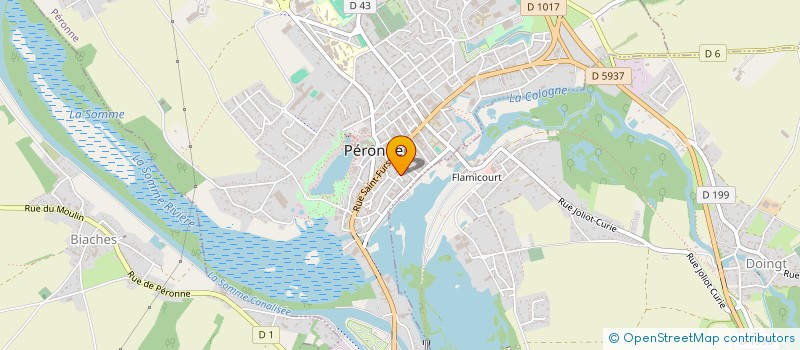 localisation de l'entreprise S D M  PERONNE