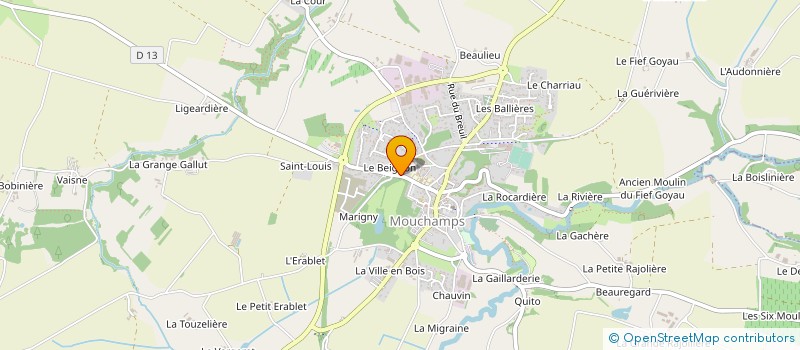 localisation de l'entreprise S.D.M. à MOUCHAMPS