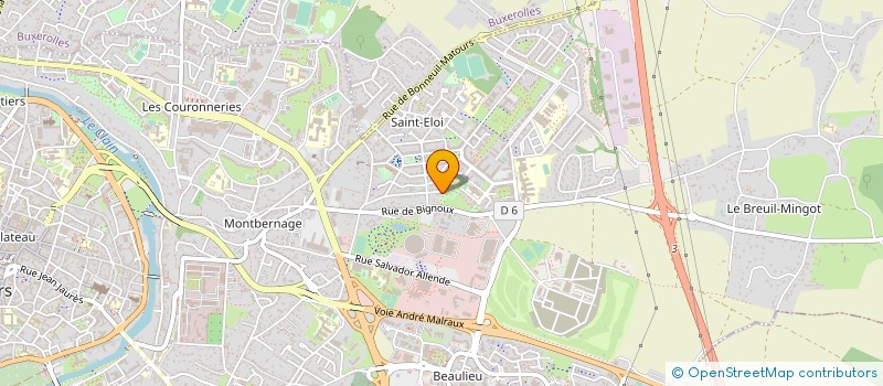 localisation de l'entreprise S D M N  POITIERS