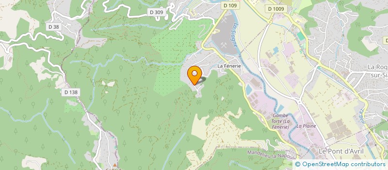 localisation de l'entreprise S&D MANAGEMENT  PEGOMAS