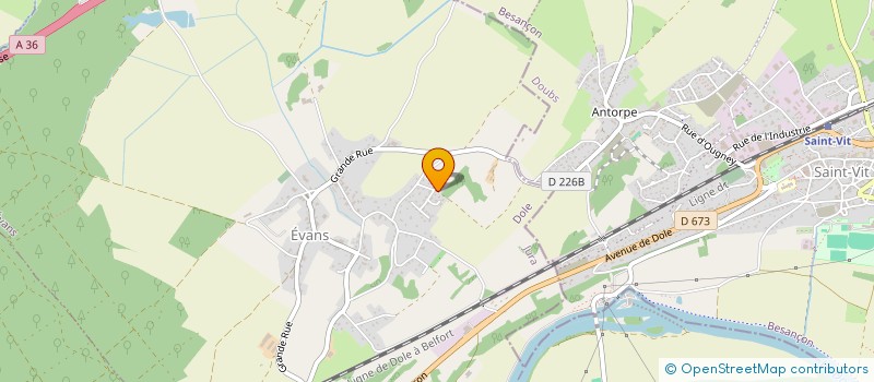 localisation de l'entreprise S.D.N  LAVANS-LES-DOLE