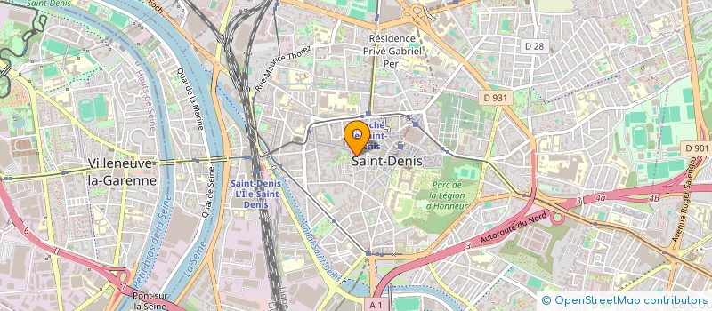 localisation de l'entreprise S D N A à SAINT-DENIS
