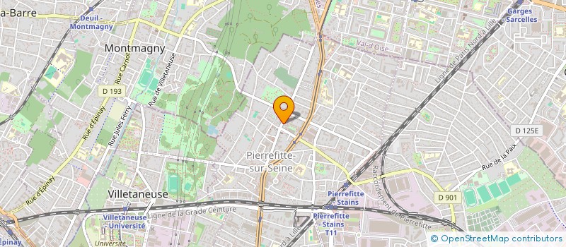 localisation de l'entreprise S.D.N PRODUCTION à PIERREFITTE-SUR-SEINE