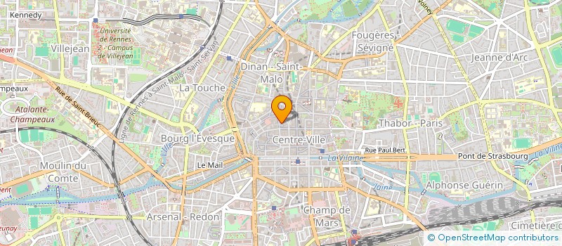 localisation de l'entreprise S.D.P à RENNES