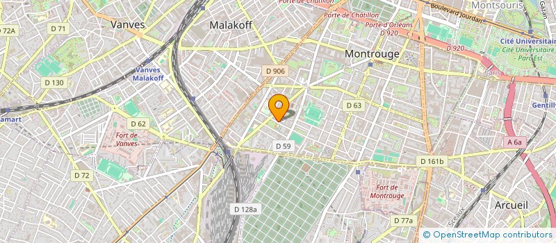 localisation de l'entreprise S.D.P.A.92 à MONTROUGE