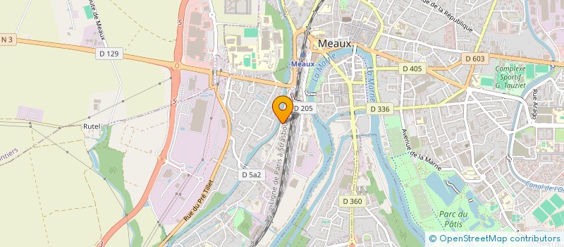 localisation de l'entreprise S.D.P STAFF  VILLENOY