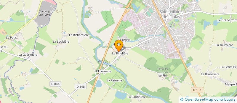 localisation de l'entreprise S D PAPILLON à MONTAIGU-VENDEE