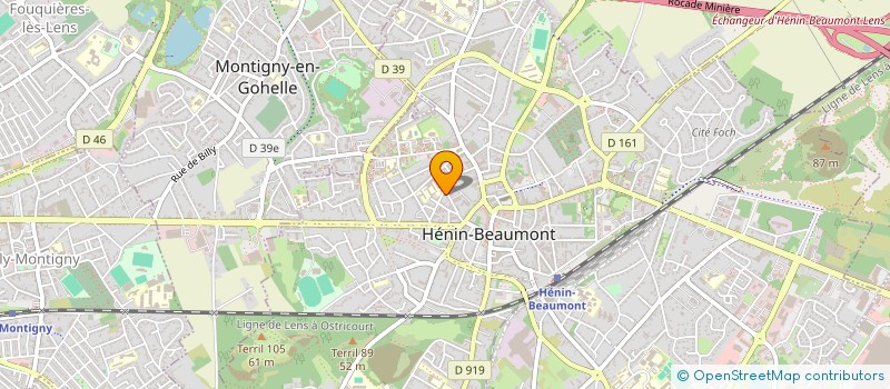 localisation de l'entreprise S.D. PROJECT à HENIN-BEAUMONT