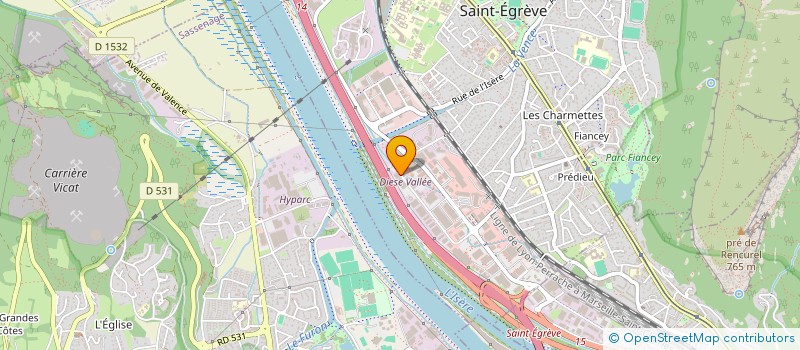 localisation de l'entreprise S.D.R. à SAINT-EGREVE