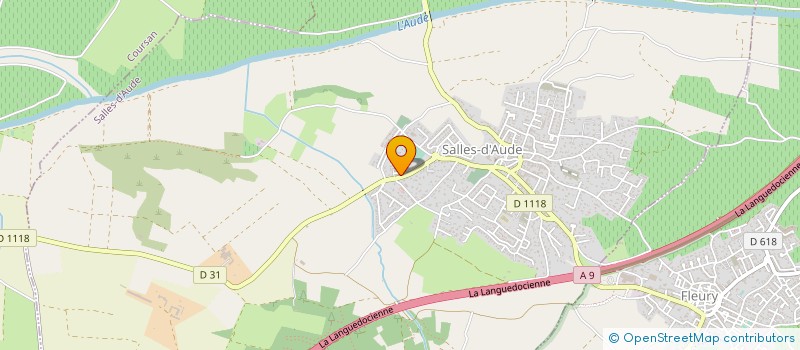 localisation de l'entreprise S D R FACADE  SALLES-D'AUDE