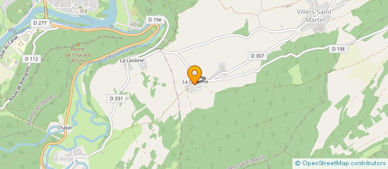 localisation de l'entreprise S D S  VILLERS-SAINT-MARTIN