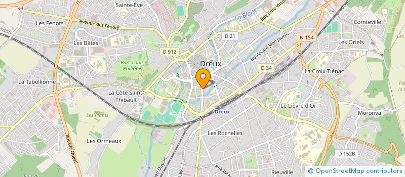 localisation de l'entreprise S.D.S. à DREUX
