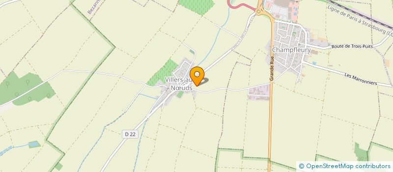 localisation de l'entreprise S.D.S.B. HOLDING  VILLERS-AUX-NUDS