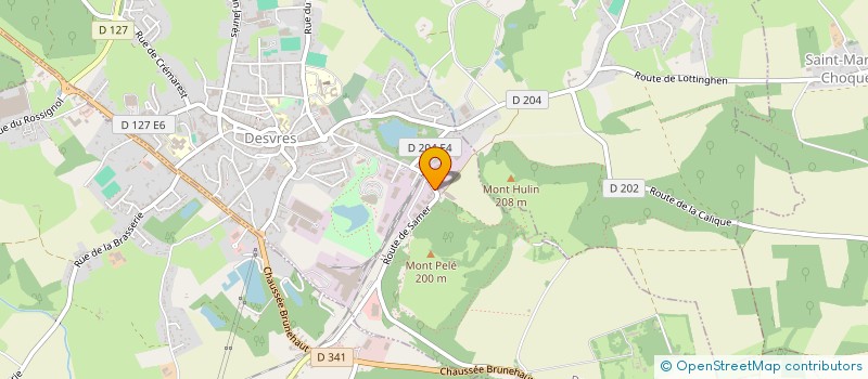 localisation de l'entreprise S.D.S. T.P. à DESVRES