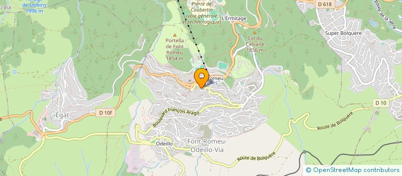 localisation de l'entreprise S.D.T.66  FONT-ROMEU-ODEILLO-VIA