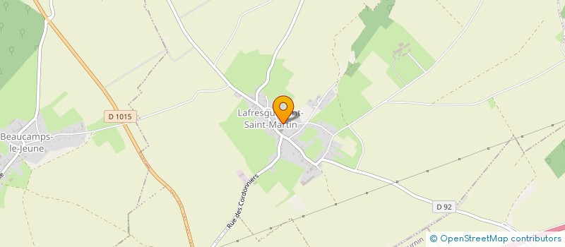 localisation de l'entreprise S.D.T.C. - SOCIETE DE DEVELOPPEMENT TECHNIQUE ET COMMERCIAL  LAFRESGUIMONT-SAINT-MARTIN