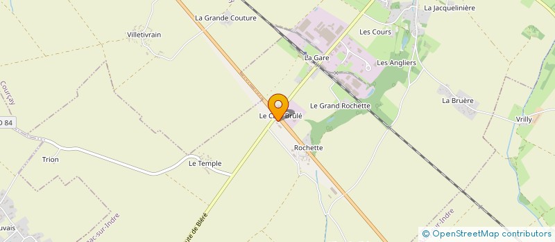 localisation de l'entreprise S.D.TRAVAGRI  REIGNAC-SUR-INDRE