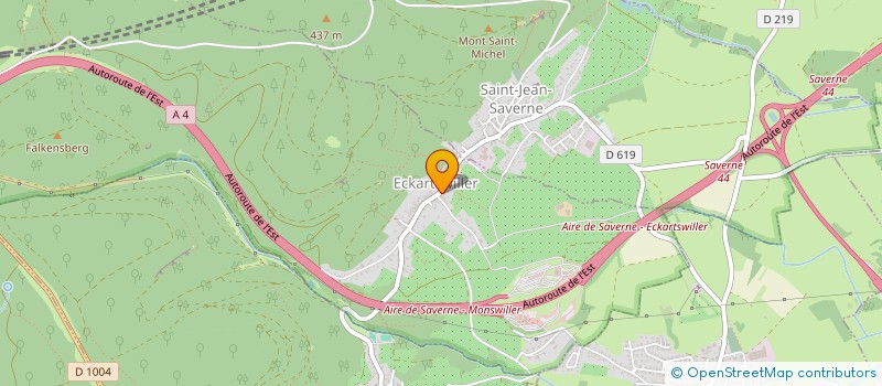 localisation de l'entreprise S D V  WALDOLWISHEIM