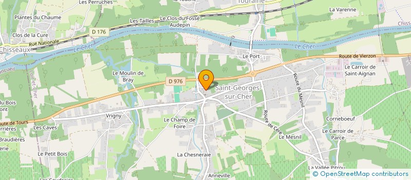 localisation de l'entreprise S.D.V  SAINT-GEORGES-SUR-CHER