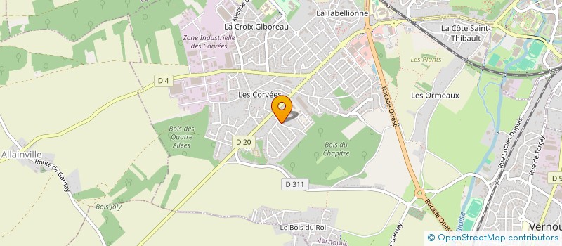localisation de l'entreprise S.D.V.L. à GARNAY