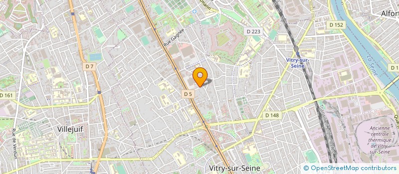 localisation de l'entreprise S.D.V.M à VITRY-SUR-SEINE
