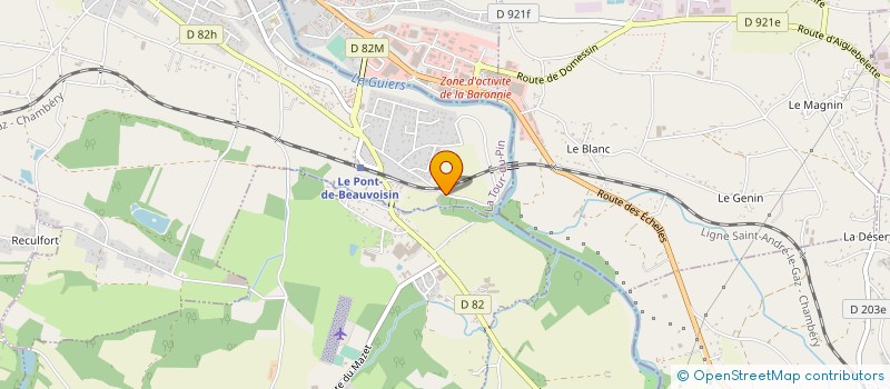 localisation de l'entreprise S.D.V.O. à LE PONT-DE-BEAUVOISIN