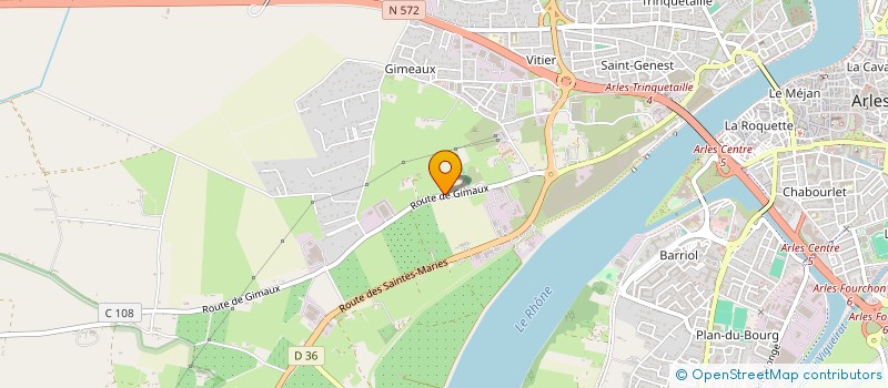 localisation de l'entreprise S D2 à ARLES