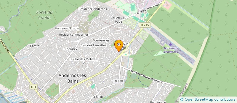 localisation de l'entreprise S'DANCE&FIT  ANDERNOS-LES-BAINS