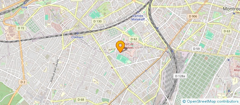 localisation de l'entreprise S'DANSE  MALAKOFF