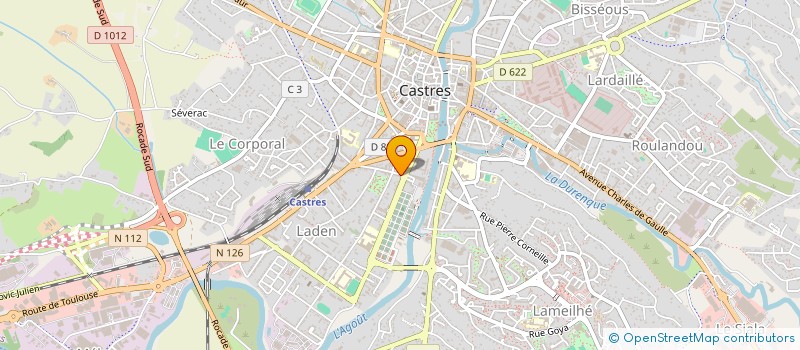 localisation de l'entreprise S.DAVAL AVOCAT  CASTRES