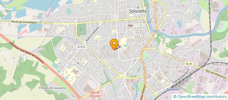 localisation de l'entreprise S DE F JEAN MARC NEVEU HERVE MICHAUD à SOISSONS