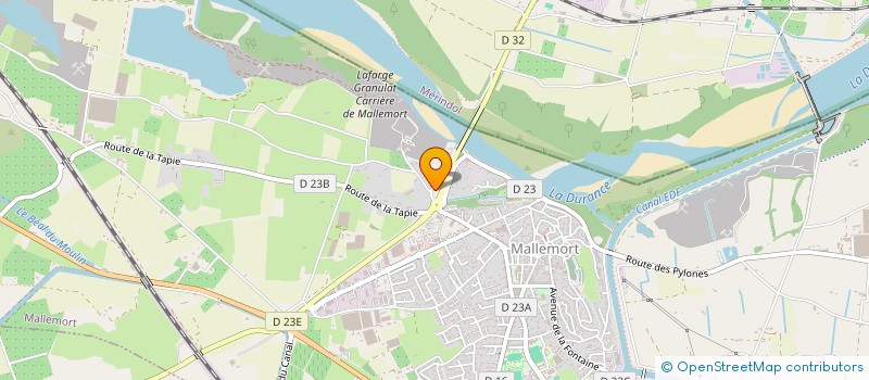 localisation de l'entreprise S.DEBARGE  MALLEMORT