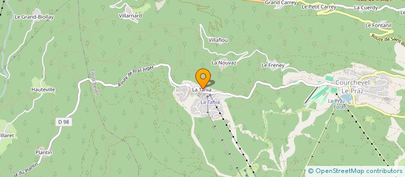 localisation de l'entreprise S  DEVILDER FRATRIE à COURCHEVEL