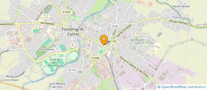 localisation de l'entreprise S&DG CONSULTING à FONTENAY-LE-COMTE
