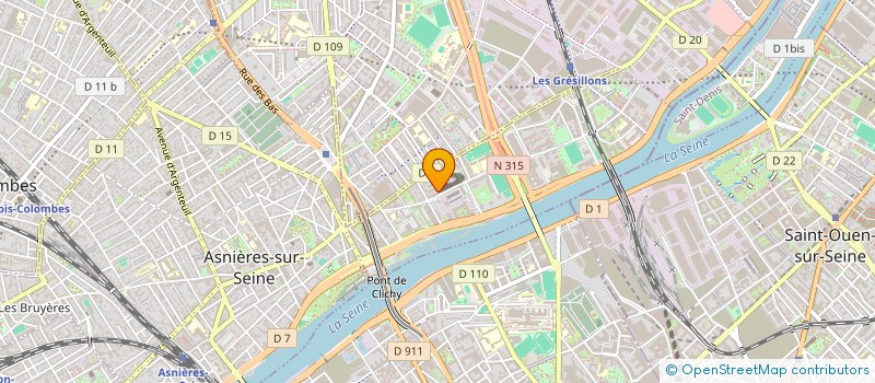 localisation de l'entreprise S-DIFFUSION  ASNIERES-SUR-SEINE