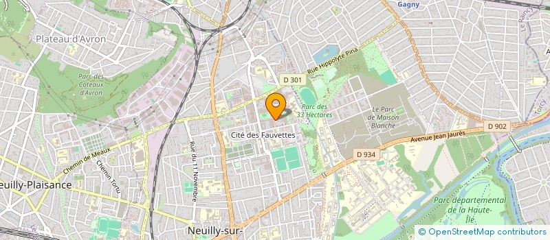 localisation de l'entreprise S-DIGITAL  NOGENT-SUR-MARNE