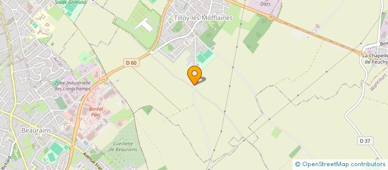 localisation de l'entreprise S. DUQUESNE ASSURANCES ET PATRIMOINE  TILLOY-LES-MOFFLAINES