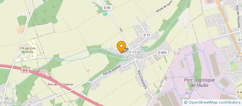 localisation de l'entreprise S.E.2.T  SAINT-LEGER-PRES-TROYES