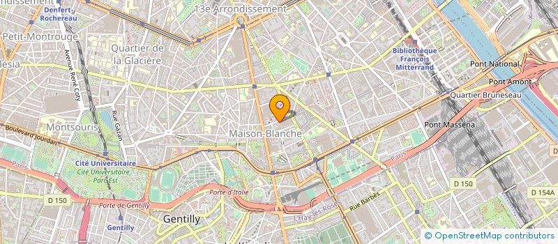 localisation de l'entreprise S.E. à PARIS