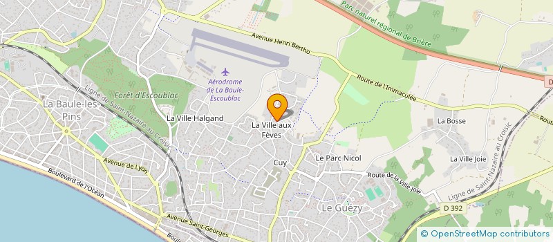 localisation de l'entreprise S.E.A. à LA BAULE-ESCOUBLAC