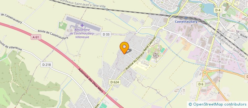 localisation de l'entreprise S.E.A.  CASTELNAUDARY