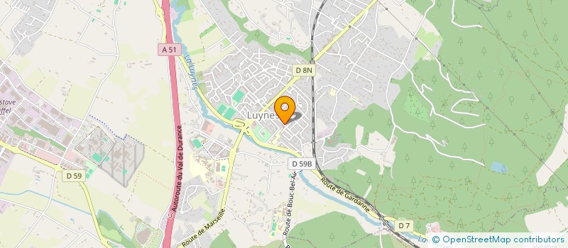 localisation de l'entreprise S.E.A à AIX EN PROVENCE